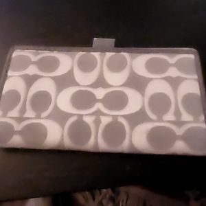 Coach wallet/checkbook cover